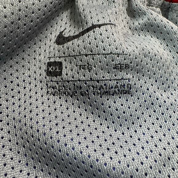 Nike Throwback Basketball Shorts XXL Purple Red Grey Black 90s Vibes Retro - Picture 6 of 11